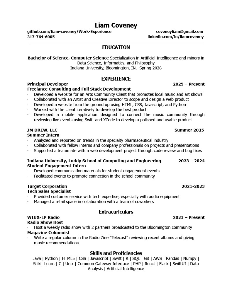 my resume